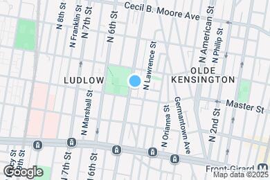 Map image of the property - 1401 N 5th St