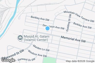 Map image of the property - 2413 Memorial Ave SW