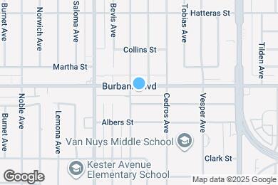 Map image of the property - 14748 Burbank Blvd