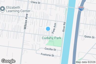 Map image of the property - 5207 Santa Ana St