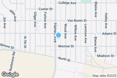 Map image of the property - 720 Haines Ave