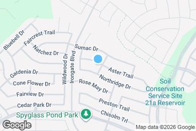 Map image of the property - 2100 Aster Trail