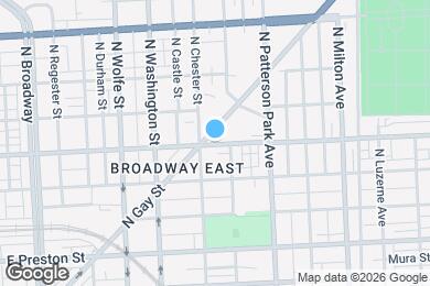 Map image of the property - 2106 Federal St