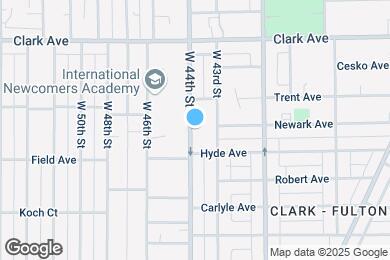 Map image of the property - 3199 W 44th St