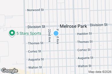 Map image of the property - 1314 N 21st Ave