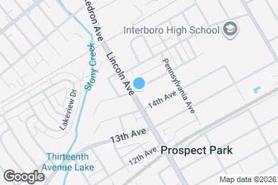 Map image of the property - 1421 Lincoln Ave