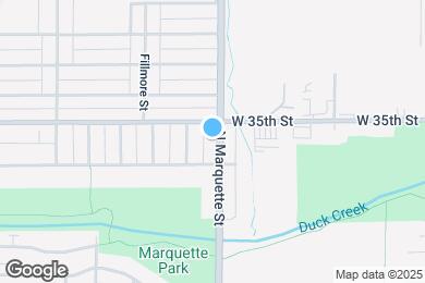 Map image of the property - 3424 Marquette St