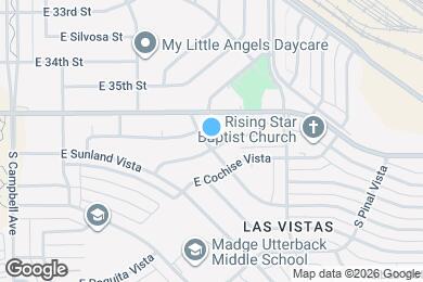 Map image of the property - 2401 E Cameron Vista