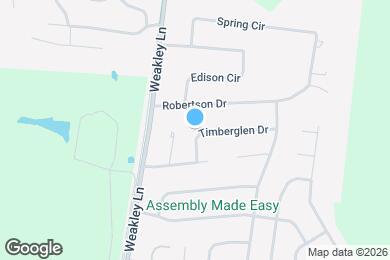 Map image of the property - 309 Timberglen Dr