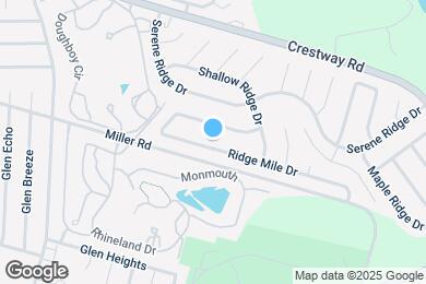 Map image of the property - 8751 Ridge Mile Dr