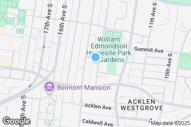 Map image of the property - 1705 14th Ave S