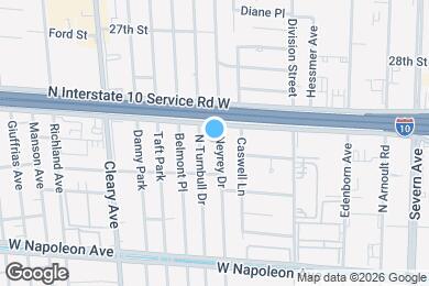 Map image of the property - 2504 Neyrey Dr