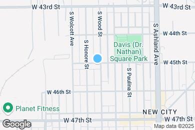 Map image of the property - 4500 S Wood St