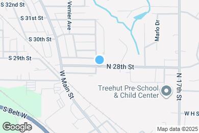 Map image of the property - 203 N 28th St
