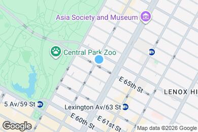 Map image of the property - EAST 65 STREET