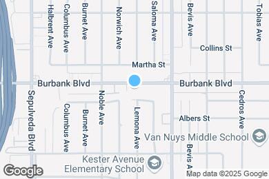Map image of the property - 15000 Burbank Blvd