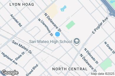 Map image of the property - 632 N Claremont St