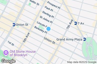 Map image of the property - 187A 6th Ave