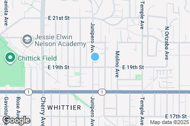 Map image of the property - 1912 Junipero Ave