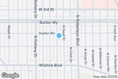 Map image of the property - 232 N La Peer Dr