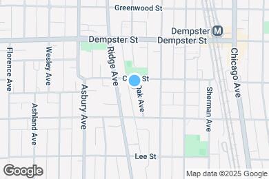 Map image of the property - 1136 Oak Ave