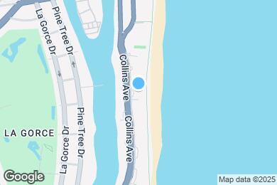 Map image of the property - 5757 Collins Ave