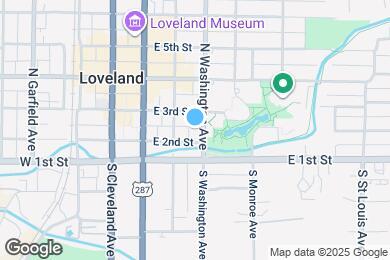 Map image of the property - 219 N Washington Ave