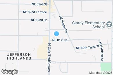 Map image of the property - 410 NE 81st St