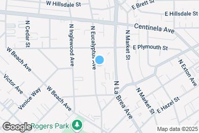 Map image of the property - 800 N Eucalyptus Ave