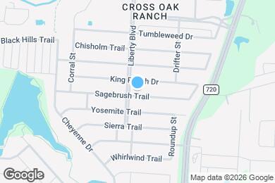 Map image of the property - 8809 Sagebrush Trail
