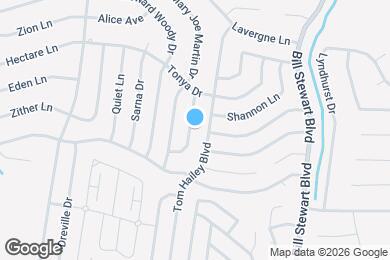 Map image of the property - 1029 Tammy Sue Ln