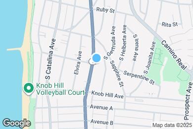 Map image of the property - 628 S Pacific Coast Hwy