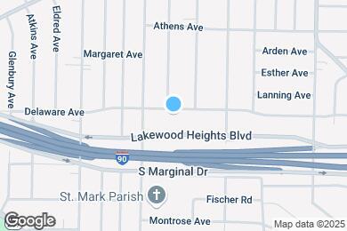Map image of the property - 15625 Delaware Ave