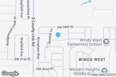 Map image of the property - 8709 SW 37th St