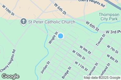Map image of the property - 905 W 10th St