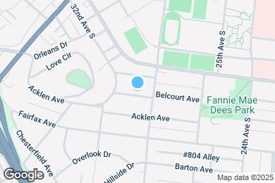 Map image of the property - 2808 Belcourt Ave