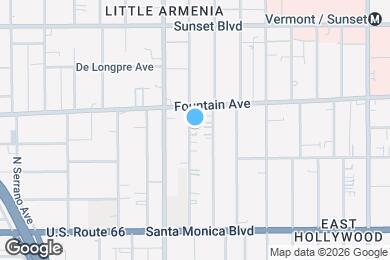 Map image of the property - 1236 N Mariposa Ave