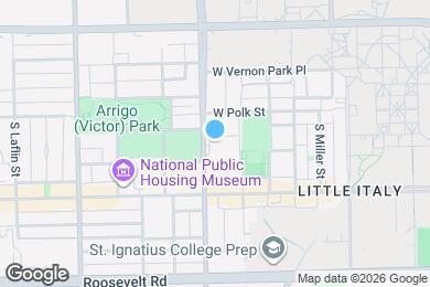 Map image of the property - 827 S Racine Ave
