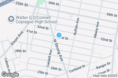 Map image of the property - 381 31st St