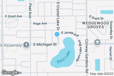 Map image of the property - 2600 S Crystal Lake Dr