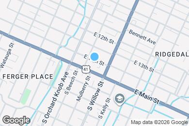 Map image of the property - 2006 E 14th St