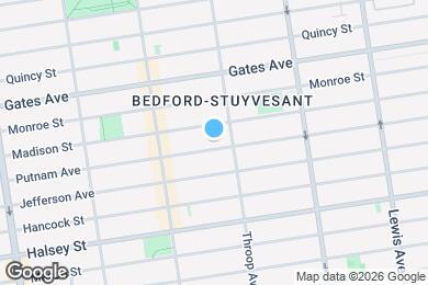 Map image of the property - 479 Putnam Ave