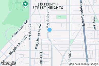 Map image of the property - 4911 14th St NW