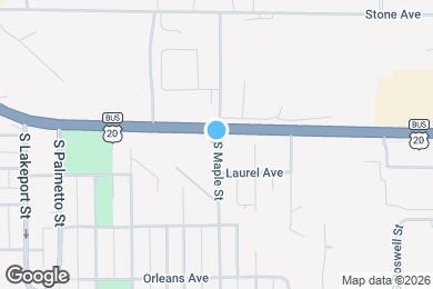 Map image of the property - 1507 S Maple St