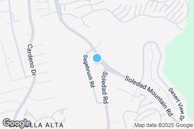 Map image of the property - 5932 Soledad Mountain Rd