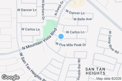 Map image of the property - 3369 W Yellow Peak Dr