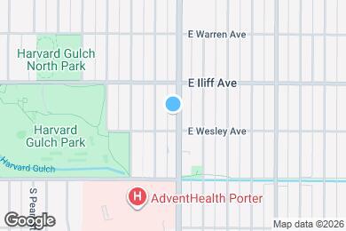 Map image of the property - 2363 S Downing St