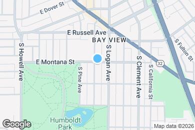 Map image of the property - 2806 S Lenox St