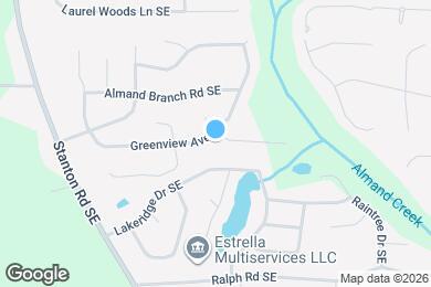 Map image of the property - 661 Greenview Ave SE