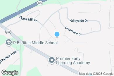 Map image of the property - 423 Evans Mill Dr